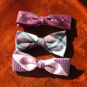 3 Set Vintage Bow ties